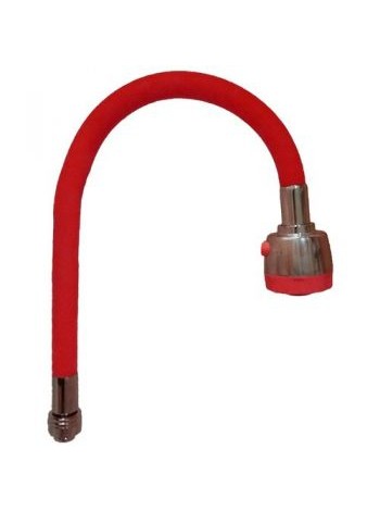 Гусак силиконовый красный Wezer WKC-058-RED