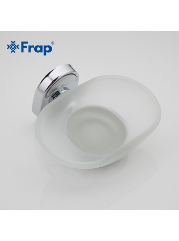 Мыльница стеклянная Frap F1902