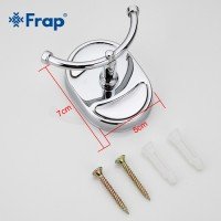 Двойной Крючок для полотенец и халатов Frap F1905-2