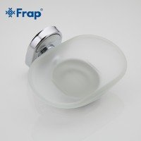Мыльница стеклянная Frap F1902