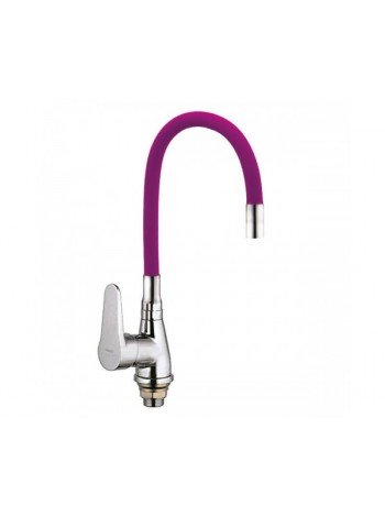 Смеситель для кухни с гибким изливом Wezer SOP4-R045-PURPLE