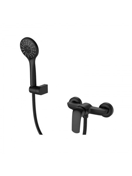 Змішувач для душу чорний Koer KB-30008-05 KR3475