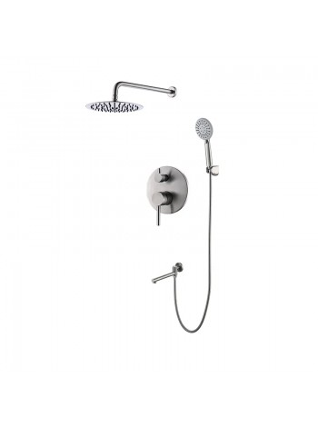 Встраиваемая душевая система Koer KI-66018-02 из нержавеющей стали KR4794
