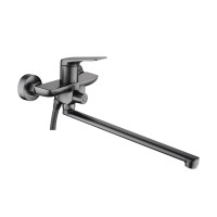 Змішувач для ванни з душем Mixxus Premium DERBY 006 EURO графіт MI6608