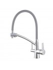 Кухонный смеситель на две воды KOER KB-72003-01 KR3375 с гибким изливом