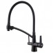 Кухонный смеситель чёрный с краном под фильтр KOER KB-72003-05 KR3376 Кухонный смеситель чёрный с краном под фильтр KOER KB-72003-05 KR3376