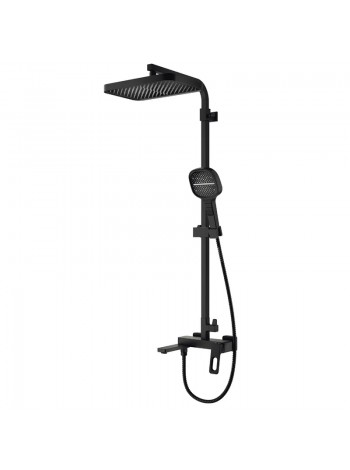 Чорна душова система з тропічним душем Koer KB-56031-05 KR5439