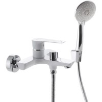 Змішувач для ванни з душем Mixxus Premium Eva 009 Euro білий MI5811