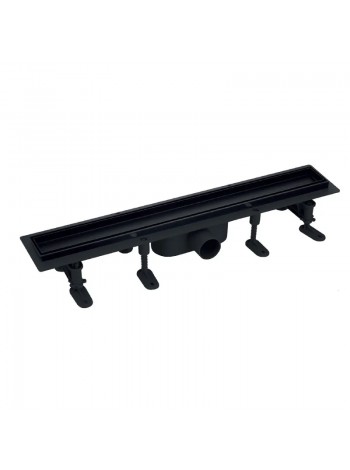 Душевой трап 60 см Mixxus DRAIN-06-60 BLACK пластик-нержавейка SUS304 MI6145