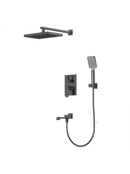 Встраиваемая душевая система Mixxus Premium DALI 009 INNER BOX Graphite MI6761