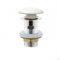 Донный клапан для раковины Mixxus POP-UP-08 WHITE автоматичний Click-Clack AC3564