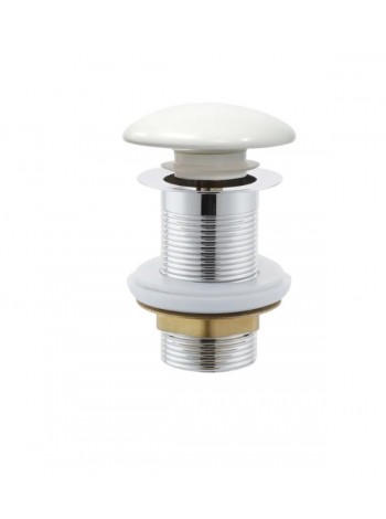 Донний клапан для раковини Mixxus POP-UP-09 WHITE Click-Clack 1 1/4'' AC3567