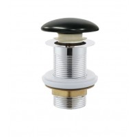Донный клапан для раковины без перелива Mixxus POP-UP-09 BLACK Click-Clack AC3568