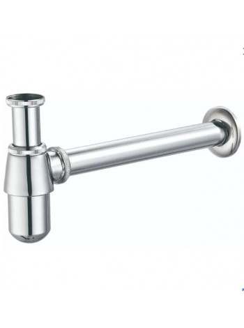 Сифон для раковини Mixxus SIPHON-01 під донний клапан без ревізії хром 1 1/4 AC3570