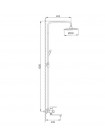 Душевая система тропический душ Frap H41 F2441