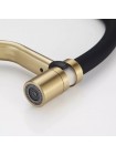Смеситель для кухни с гибким изливом Frap F4497-3 золото