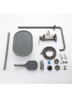 Душевая система с тропическим душем Gappo G2410-9 Gungrey