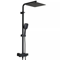 Душевая система чёрная с термостатом GAPPO G2417-60 
