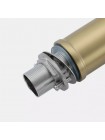 Смеситель для кухни золото Gappo G4098-23 с гибким белым изливом