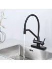 GAPPO Смеситель для кухни чёрный с подключением к фильтру G4098-6
