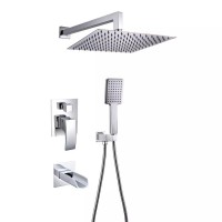Душева система вбудована GAPPO G7107-20 хром