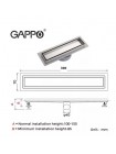Душовий трап під плитку 30 см із нержавіючої сталі GAPPO G83007-4