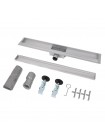 Линейный трап для душа под плитку 60 см Ital Brushed nickel IT02-FT29/600
