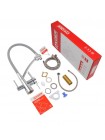 Кухонный смеситель на две воды KOER KB-72003-01 KR3375 с гибким изливом