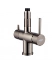 Koer Смеситель для кухни с подключением к фильтру KB-72006-07 KR3382 оружейная сталь