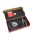 Кухонный смеситель на две воды с гибким изливом KOER KB-72002-01 KR3383 серый-хром