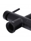 Кухонный смеситель на две воды с гибким изливом KOER KB-72002-05 KR3384 чёрный