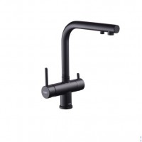 Чёрный Смеситель для кухни под фильтр KOER KB-72001-05 KR3392
