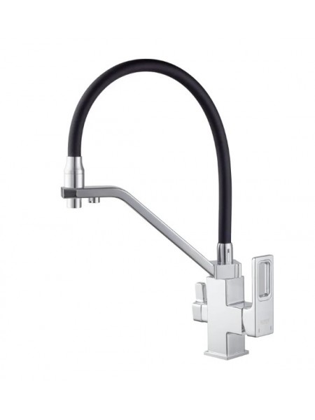 Гнучкий змішувач для кухні з краном під фільтр Koer KB-72009-01 KR5006