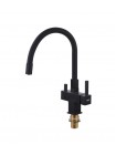 Сеситель для кухни с гибким изливом под фильтр Koer KB-72023-05 KR5009 чёрный