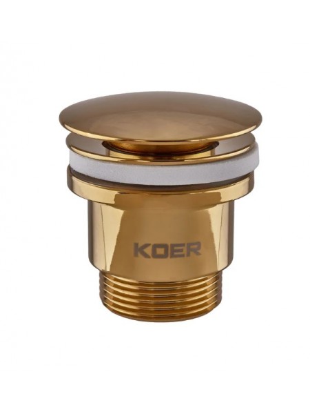 Донний клапан для раковини універсальний Koer PW-01-10 Click-Clack KR5193