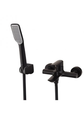 Чёрный смеситель в ванную с душем Koer KB-40028-05  KR5306