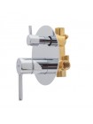 Душевая система с тропическим душем скрытого монтажа Koer KB-66029-01 KR5483 хром