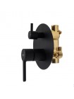 Душова система тропічний душ чорна вбудована Koer KB-66029-05 KR5492