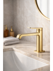 Змішувач для умивальника Mixxus Premium DALI 001 NUT Brushed Gold MI6762