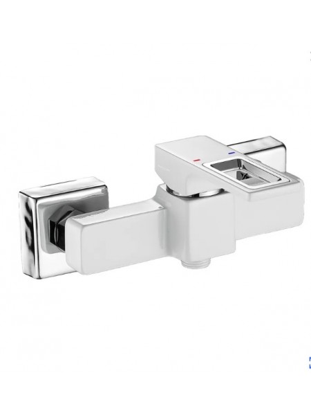 Змішувач для душової кабіни Mixxus Premium DANTE 003 White-Chrome MI6793
