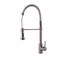 Смеситель для кухни с изливом-пружиной Mixxus Premium SPRING 017 GRAPHITE MI6952