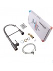 Смеситель для кухни с изливом-пружиной Mixxus Premium SPRING 017 GRAPHITE MI6952