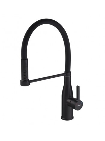 Змішувач для кухні Mixxus Premium Summer 017 BLACK REFL.BLACK (MI6961)