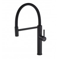 Смеситель для кухни чёрный с гибким изливом Mixxus Premium Oliwer 017 BLACK REFL.BLACK MI6966