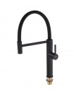 Змішувач для кухні чорний з гнучким виливом Mixxus Premium Oliwer 017 BLACK REFL.BLACK MI6966