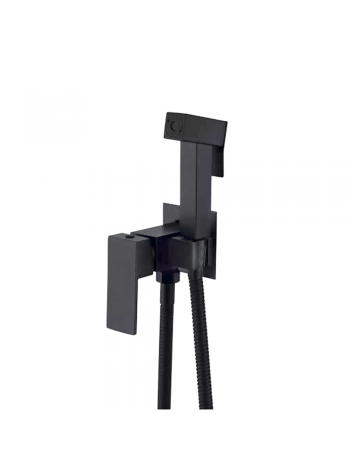 Гигиенический душ для унитаза чёрный  Wezer PRO9В-02-BLACK