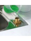 Дозатор для миючого засобу на мийку вбудований золотий Nett DTG-300