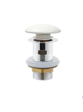 Донний клапан для раковини Mixxus POP-UP-08 WHITE автоматичний Click-Clack AC3564