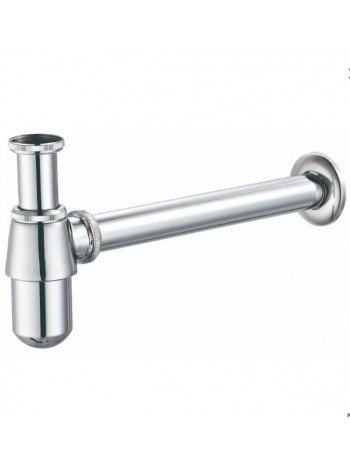 Сифон для раковини Mixxus SIPHON-01 під донний клапан без ревізії хром 1 1/4 AC3570