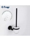Йоршик для унітазу настінний чорний Frap F30210